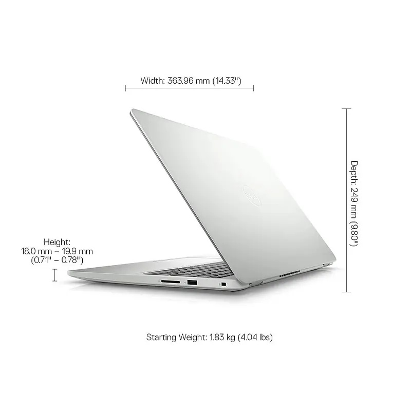 DELL Inspiron 3501 Intel Core i5 11th Gen 1135G7 - (8 GB/Hybrid/1 TB HDD/256 GB SSD/Windows 10 Home) Inspiron 3501 Thin and Light Laptop  (15.6 inch, Black, 1.83 kg, With MS Office) - Master