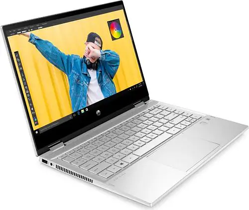 HP Pavilion x360 Intel Core i3 11th Gen 1115G4 - (8 GB/SSD/256 GB SSD/Windows 10 Home) 14-dw1036TU 2 in 1 Laptop  (14 inch, Natural Silver, 1.61 kg, With MS Office) - Master