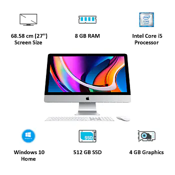 Apple iMac (MXWV2HN/A) Core i7 10th Gen 8GB RAM, 512GB SSD - Master