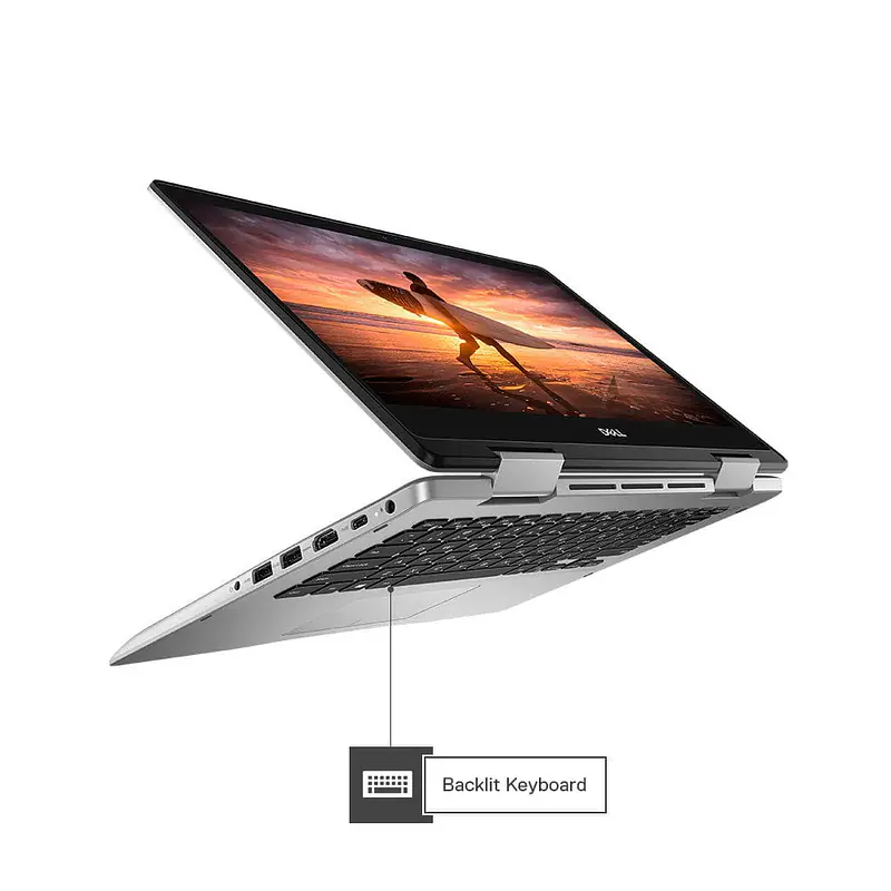 Dell Inspiron 5482 14-inch FHD 2in1 Laptop (8th Gen Core i5/8GB/512GB SSD/Windows 10 + MS Office/2GB Nvidia MX130 Graphics/Silver) Stylus Pen - Master