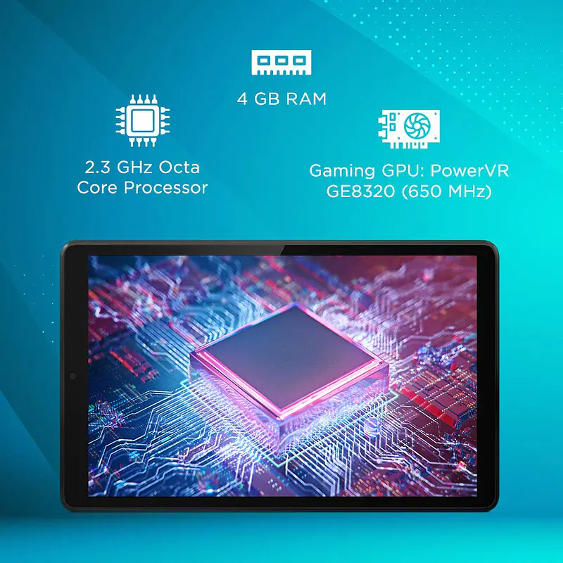 NEW Lenovo Tab M8 (2nd Gen) FHD (8-inch, 4GB, 64GB, WiFi Only) Platinum Grey - Master