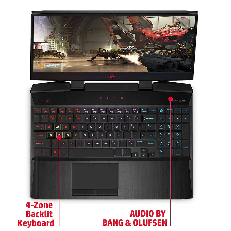 HP Omen 15-dc1007TX 15.6-inch FHD Laptop (8th Gen Core i7-8750H/16GB DDR 4/256GB SSD + 1TB HDD/Win10/NVIDIA GeForce RTX 2070 8GB Graphics) - Master