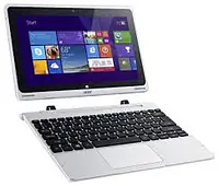 Acer Switch 10E SW3-016 10.1-inch Laptop (Atom x5-Z8300/2GB/32GB/Windows 10 Home/Integrated Graphics), Shark Gray - Master