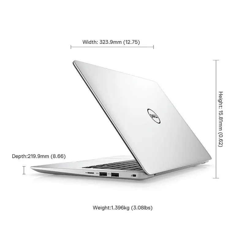 Dell Inspiron 5370 13.3-inch FHD Laptop (Core i7-8550U/8GB/256GB/Windows 10 + MS Office) UNBOX. - Master