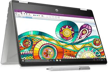 HP Pavilion x360 Intel Core i3 8th Gen 8130U - (4 GB/Hybrid/1 TB HDD/8 GB SSD/Windows 10 Home) 14-cd0077TU 2 in 1 Laptop  (14 inch, Natural Silver, 1.68 kg, With MS Office) - Master