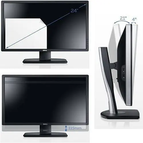 Dell UltraSharp U2412M 24 22-Inch Screen LED-Lit Monitor, Black - Master