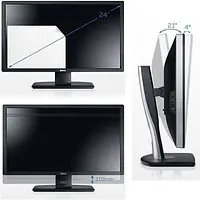 Dell UltraSharp U2412M 24 22-Inch Screen LED-Lit Monitor, Black - Master