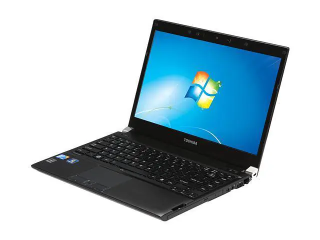 Toshiba Dynabook Laptop R73T Intel Core i5 - 6300u Processor, 4 GB Ram & 256 GB ssd, Win10, 13.3 Inches Premium Ultralight (1.35Kg) Business Notebook Computer (Black) - Master