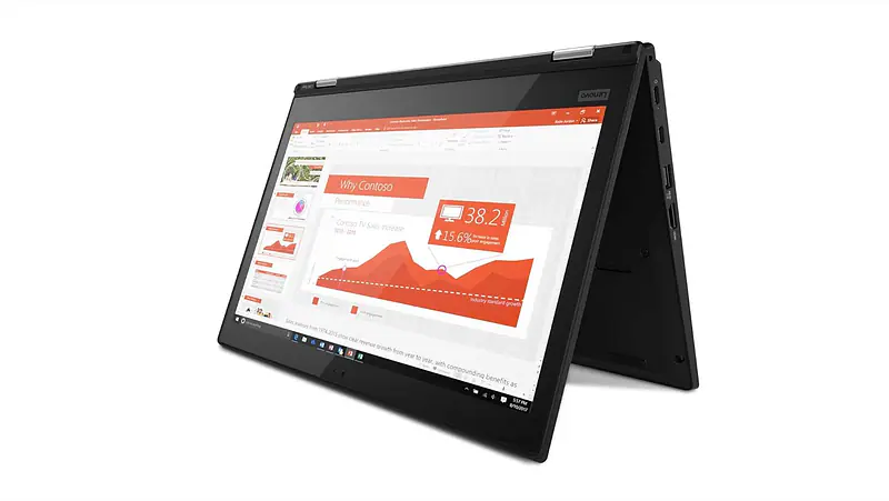 (Refurbished) Lenovo ThinkPad X380 Yoga 13.3-inch Laptop (Core i5-8250U/8GB/Windows 10 Pro/Integrated Graphics), Black - Master