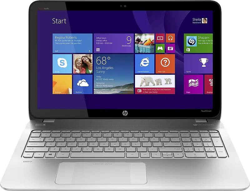 Hp Envy 15.6" Touch  Laptop Intel Core i5 4210m,- Natural Silver - Master