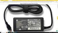 HP Original 45W Type C Laptop Charger Adapter with Power Cable - Master