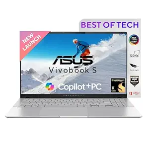 ASUS Vivobook S15,Snapdragon X Elite X1E 16GB RAM/1TB SSD
