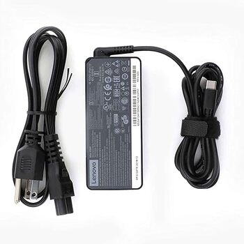 Lenovo 65W 20V USB Type-C AC Universal Adapter Charger/ Laptop Charger | Black