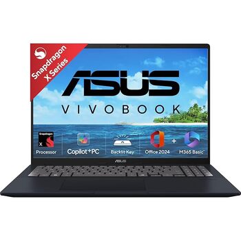 ASUS Vivobook 16,Snapdragon X,Copilot+ AI PC 16GB RAM/512GB SSD