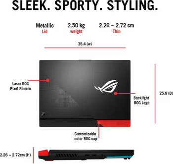 ASUS ROG Strix G15 (2021) 16 GB/1 TB SSD G513QY-HQ008TS Gaming Laptop