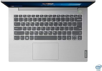 Lenovo ThinkBook 14 Intel Core i3 10th Gen 14" (35.56cms) Full HD Thin and Light Laptop (4GB RAM/ 1TB HDD/Windows 10 Home/Mineral Gray/ 1.49 kg), 20RV00BRIH