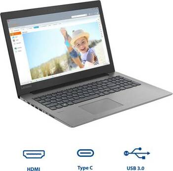 Lenovo Ideapad 330 Intel Core i5 8th Gen 15.6-inch Full HD Laptop (8GB DDR4/1TB HDD/Windows 10 Home/Platinum Grey/ 2.2kg), 81DE008PIN