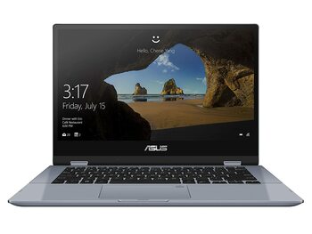 ASUS VivoBook Flip 14 TP412FA-EC372TS Intel 10th Gen Core i3-10110U 14 inches Business, Gaming Laptop (4GB/512GB SSD/Windows 10 Home (64bit)/Integrated UHD Graphics/1.5kg), Galaxy Blue