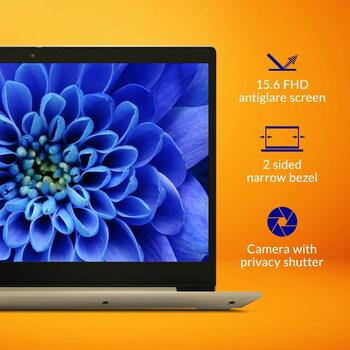 Lenovo IdeaPad Slim 3 10th Gen Intel Core i3 15.6 inches FHD Thin and Light Business Laptop (8GB/1TB HDD/Windows 10/MS Office/UHD Graphics/Platinum Grey/1.7Kg), 81WB015GIN