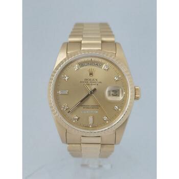 Rolex Day-Date President Diamond Dial 18K Gold