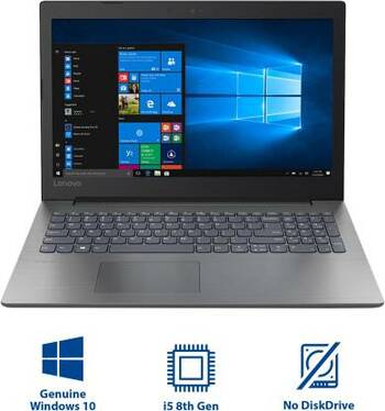 Lenovo Ideapad 330 Intel Core i5 8th Gen 15.6-inch Full HD Laptop (8GB DDR4/1TB HDD/Windows 10 Home/Platinum Grey/ 2.2kg), 81DE008PIN