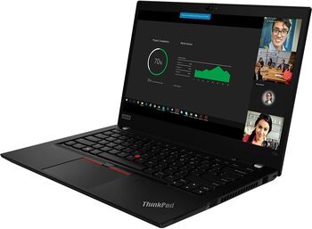 Lenovo ThinkPad T14 Intel Core i5 10th Gen 14-inch Full HD IPS Thin and Light Laptop (16GB RAM/ 512GB SSD/ Windows 10 Professional/ Black/ 1.55 kg), 20S0S0AL00