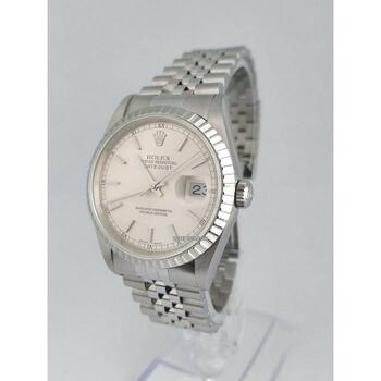 Rolex Datejust White Roman Dial Steel 36mm