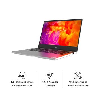 MI Notebook Horizon Edition 14 Intel Core i5-10210U 10th Gen 14-inch (35.56 cms) Thin and Light Laptop(8GB/256GB SSD/Windows 10/Nvidia MX350 2GB Graphics/Grey/1.35Kg), XMA1904-AR+Webcam