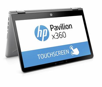 HP Pavilion x360 Intel Core i7 8th Gen 8550U - (8 GB + 16 GB Optane/1 TB HDD/Windows 10 Home/4 GB Graphics) 14-cd0055TX 2 in 1 Laptop  (14 inch, Mineral Silver, 1.68 kg, With MS Office)