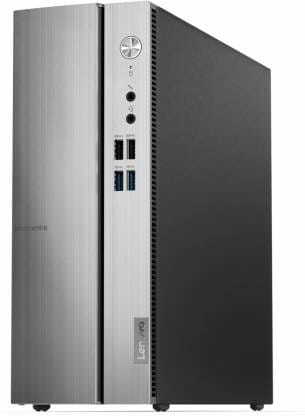 Lenovo Ideacentre 510S Intel Core i3 9th Gen Tower Desktop (4GB RAM/1TB HDD/with Keyboard and Mouse/Windows 10/Silver), 90K800AUIN