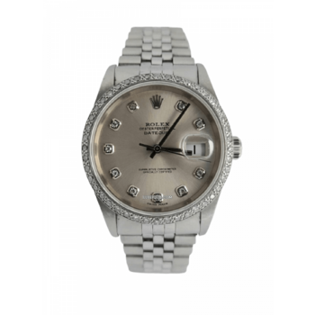 Rolex Datejust 36 Stainless Steel Diamond Dial