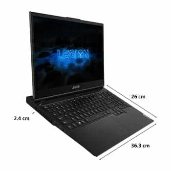 Lenovo Legion 5 Intel Core i5 10th Gen 10300H - (8 GB/512 GB SSD/Windows 10 Home/4 GB Graphics/NVIDIA GeForce GTX 1650/120 Hz) 15IMH05 Gaming Laptop  (15.6 inch, Phantom Black, 2.3 kg)