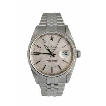 Rolex Datejust 36 Linen Dial Steel