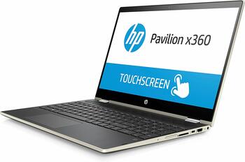 HP Pavilion 15-cr0053wm X360 Touch Convertible Laptop, Intel Core i5-8250U Processor; 8GB SDRAM Memory, 16GB Intel Optane Memory, 1TB Hard Drive, Pale Gold