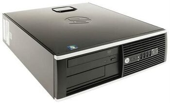 HP (Renewed) Compaq Pro 6300 SFF Desktop (2nd Gen Intel Core i5/4GB/500GB/Windows 7 Pro/Integrated Graphics), Black