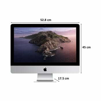 Apple iMac Core i5 (7th Gen) (8 GB Unified/256 GB SSD/Mac OS Big Sur/21.5 Inch Screen/MHK03HN/A)  (White, 450 mm x 528 mm x 175 mm, 5.44 kg)