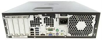 HP (Renewed) Compaq Pro 6300 SFF Desktop (2nd Gen Intel Core i5/4GB/500GB/Windows 7 Pro/Integrated Graphics), Black