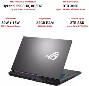 ASUS ROG Strix G15 (2021) 16 GB/1 TB SSD G513QC-HN126T