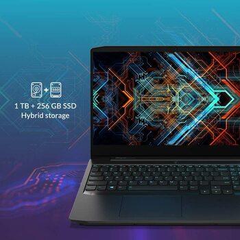 Lenovo IdeaPad Gaming 3 Intel Core i5 10th Gen 10300H - (8 GB/1 TB HDD/256 GB SSD/Windows 11 Home/4 GB Graphics/NVIDIA GeForce GTX 1650/120 Hz) 15IMH05 Gaming Laptop  (15.6 inch, Onyx Black, 2.2 kg)