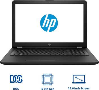 HP 15q Intel Core i5 8th Gen 8250U - (4 GB/1 TB HDD/DOS/2 GB Graphics) 15q-bu106TX Laptop  (15.6 inch, Sparkling Black, 1.86 kg)