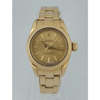 Rolex Ladies 18K Gold Oyster Perpetual