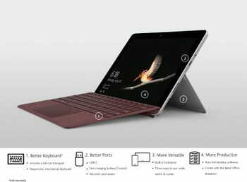 Microsoft Surface Go Pentium Gold - (4 GB/64 GB EMMC Storage/Windows 10 Home in S Mode) UNBOX