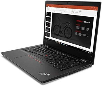 Lenovo ThinkPad L13 Intel Core i7 10th Gen 13.3-inch HD Laptop (16GB RAM/ 512GB SSD/Win 10 Pro/Black/ 1.38 kg) 20R3S00G00