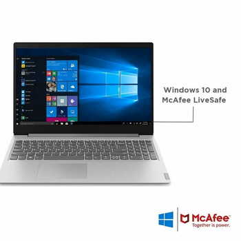 Lenovo Ideapad S145 Intel Core i3 7th Gen 7020U - (4 GB/HDD/1 TB HDD/Windows 10 Home) S145-15IKB Laptop  (15.6 inch, Platinum Grey, 1.85 kg, With MS Office)