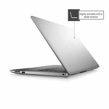 DELL Inspiron 14 Intel Core i3 10th Gen 1005G1 - (4 GB/HDD/1 TB HDD/Windows 10 Home) Inspiron 3493 Thin and Light Laptop  (14 inch, Silver, 1.7 kg, With MS Office)