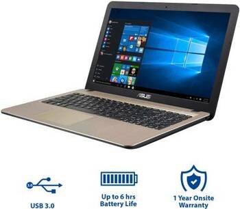 Asus APU Quad Core E2 E2-6110 - (4 GB/500 GB HDD/Windows 10 Home) UNBOX