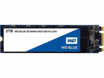 New Western Digital WD Blue 2 TB M.2 2280 SATA Internal Solid State Drive (WDS200T2B0B)