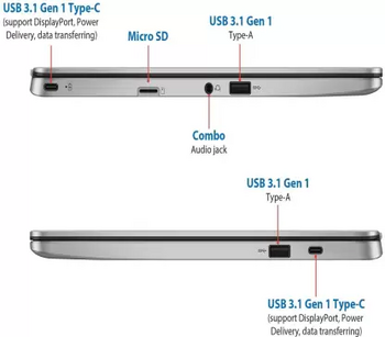 ASUS Chromebook Celeron Dual Core - 4 GB/64 GB EMMC Storage