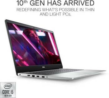 DELL Inspiron 5000 Intel Core i5 10th Gen 1005G1 - (8 GB/1 TB HDD/512 GB SSD/Windows 10 Home/2 GB Graphics) 5593 Laptop  (15.6 inch, Silver, 2.2 kg, With MS Office)