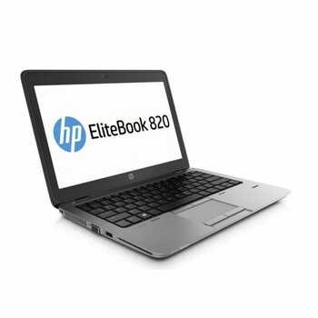 (Refurbished) HP Elitebook 820 G2 Laptop (12.5 inches, Intel CORE I7 5TH GEN/8GB/500GB/WEBCAM/DOS) (Blac